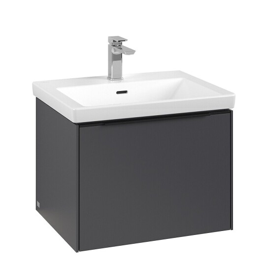 Villeroy & Boch Subway 3.0 Servantskap m/1 skuff 572x429x478 mm Grafitt Matt