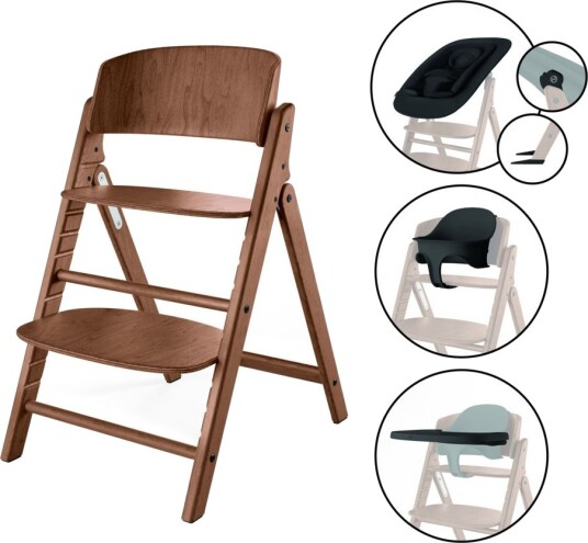 Cybex Click & Fold 4-i-1 Matstol All Natural Dark Cybex Click & Fold 4-i-1 Matstol All Natural Dark