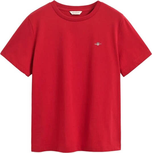 Gant Reg Shield Ss T Shirt   RUBY RED   XS