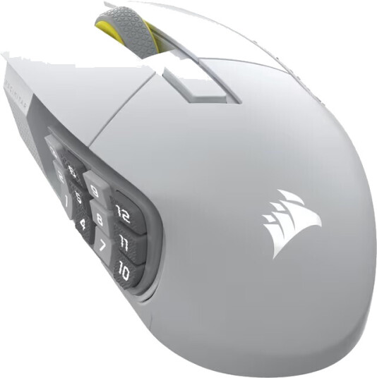 Corsair Scimitar Elite Trådløs Gamingmus HVIT med 16 Knapper