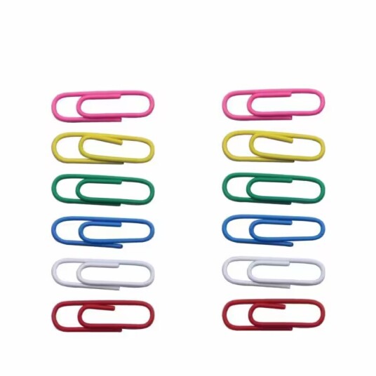 INF 28 mm fargerike binders pakke med 50