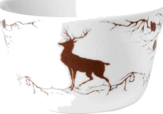 Wik & Walsøe Alveskog skål 13 cm brun