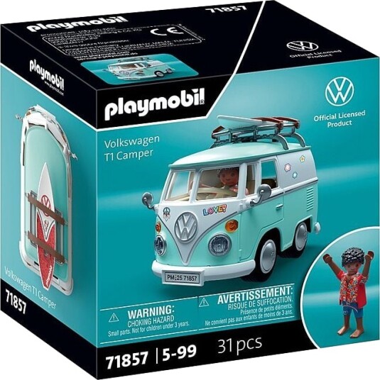 PLAYMOBIL Playmobil X Volkswagen T1 Camp - Blue - ONE SIZE