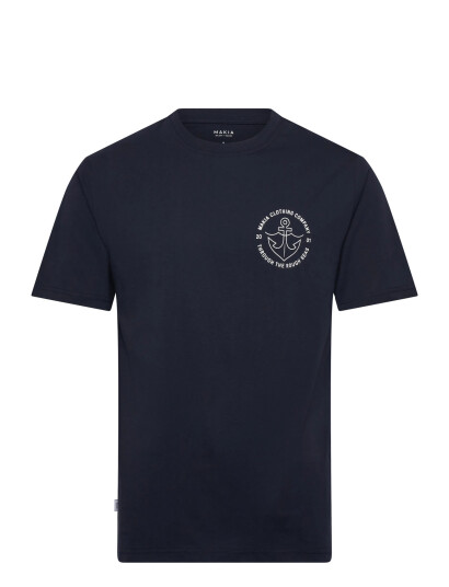 Makia Barbless T-Shirt - Navy - S