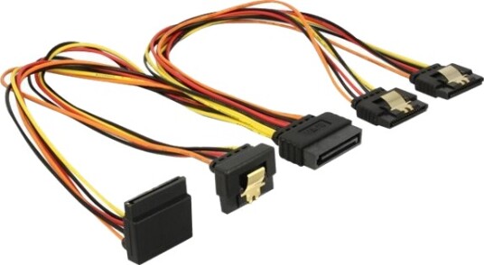 Delock Strømsplitter Sata-Strøm P Låst Til Sata-Strøm R Metallklips 3.3 / 5 / 12 V 30 Cm Svart Gul Rød Oransje Delock Strømsplitter Sata-Strøm P Låst Til Sata-Strøm R Metallklips 3.3 / 5 / 12 V 30 Cm Svart Gul Rød Oransje