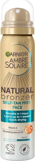 Garnier Ambre Solaire Natural Bronzer Self tan Mist 75 ml Selvbruning