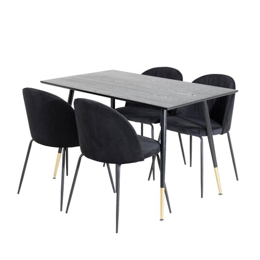 Venture Home Spisegruppe Venture Home Dipp med 4 Wrinkles Stoler GR20008