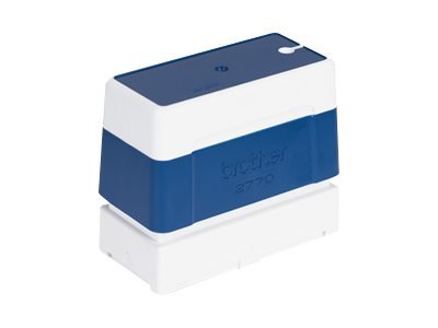 Brother 2770 - Stempel - Forhåndsfarget - Blå - Tilpasset Tekst - 27 X 70 Mm En Pakke 6 - For Stampcreator Pro Sc-2000 Pro Sc-2000Usb