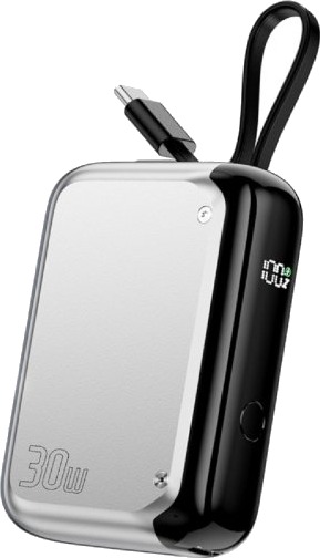 4Smarts Pocket, 10000 Mah, Lithium-Ion (Li-Ion), 30 W, Sølv 4Smarts Pocket, 10000 Mah, Lithium-Ion (Li-Ion), 30 W, Sølv