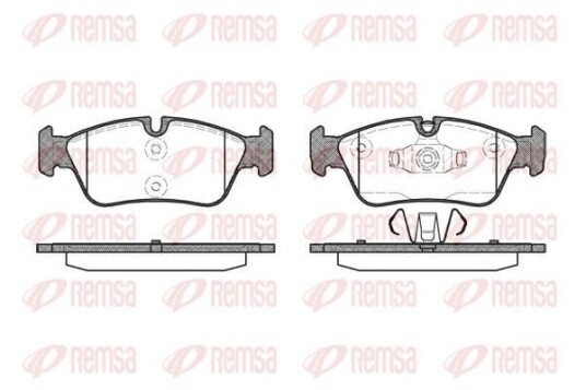 Bremseklosser REMSA 0384.60 Bremseklosser REMSA 0384.60