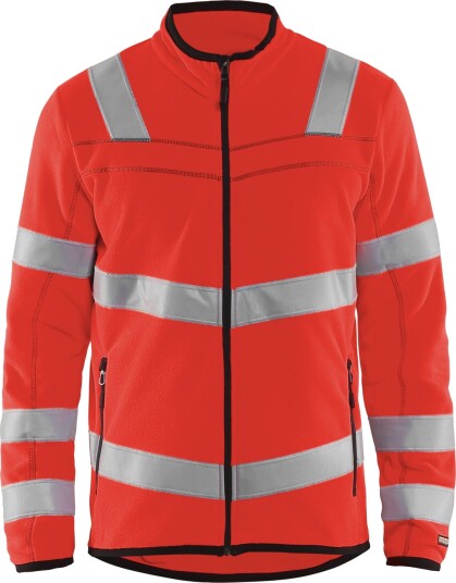 Blåkläder Fleecejakke 4941 Varsel, Rød M