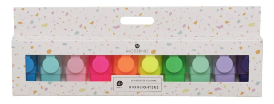 Highlighters Mini Pastell 10 pk Moderno Highlighters Mini Pastell 10 pk Moderno