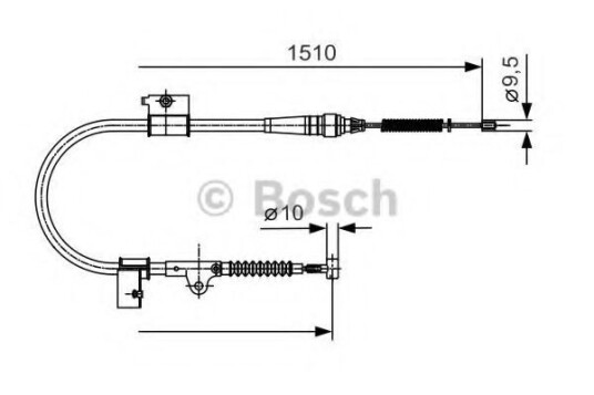 Bremsewire BOSCH 1 987 482 050