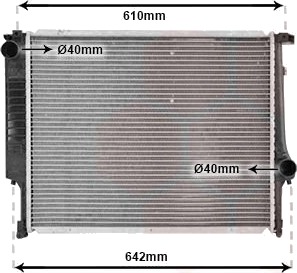 VAN WEZEL 06002096 Radiator motorkjøling