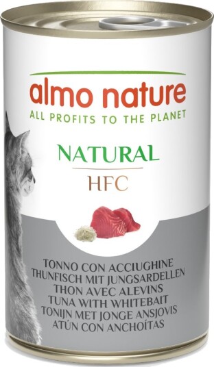 Almo Nature Hfc våtfôr Natural Tunfisk med ansjos 12 x 140 g