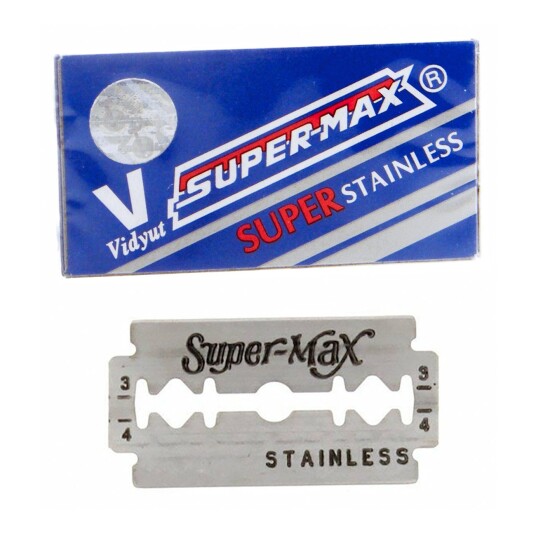 Visdyut, Super-Max Super Stainless Razor Blades Visdyut, Super-Max Super Stainless Razor Blades