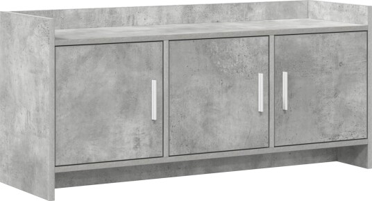 TV skap 102 x 33 x 47 cm Betonggrå Konstruert tre TV skap 102 x 33 x 47 cm Betonggrå Konstruert tre