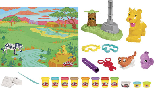 Play-Doh lekesett Grown Mane Lion og venner