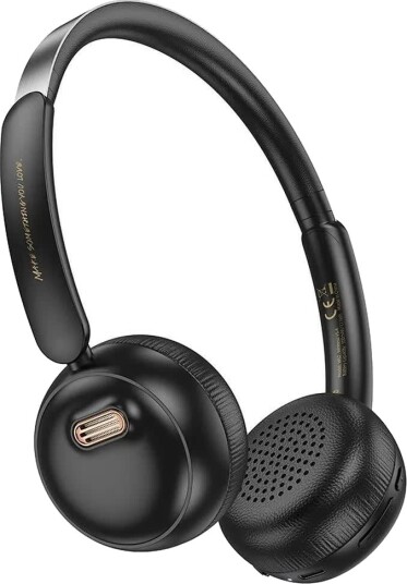 Hoco W62 Trådløse Hodetelefoner Svart Hoco W62 Trådløse Hodetelefoner Svart