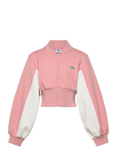 FILA Lecore High Rib Scuba Track Jacket Pink 146 152