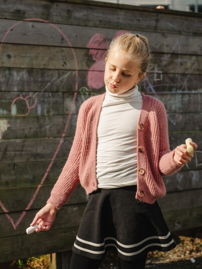 Du Store Alpakka 131 05a Lind cardigan