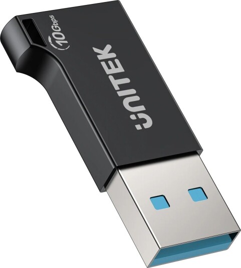 Unitek Adapter Usb-A Til Usb-C 10Gbps Svart A1049abk01