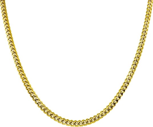 Pan Jewelry Panser kjede i 925 forgylt sølv 45 cm