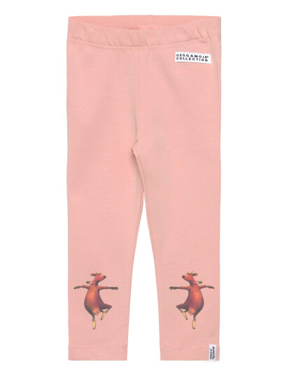Geggamoja Mamma Mu Leggings Blush Pink - Pink - 122/128