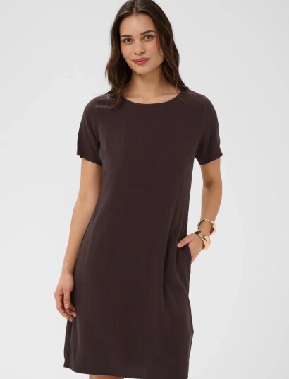 Kaffe Kaliny Dress Brown 46 Kaffe Kaliny Dress Brown 46