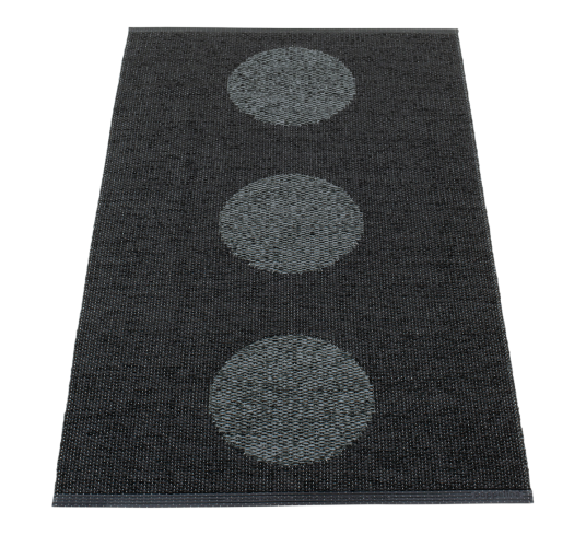 Pappelina VERA 2.0 matte sort sortmetallic 70x120 cm