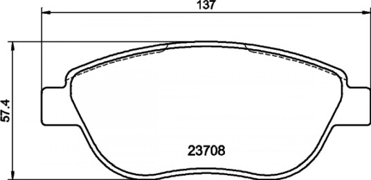Bremseklosser HELLA 8DB 355 011-331