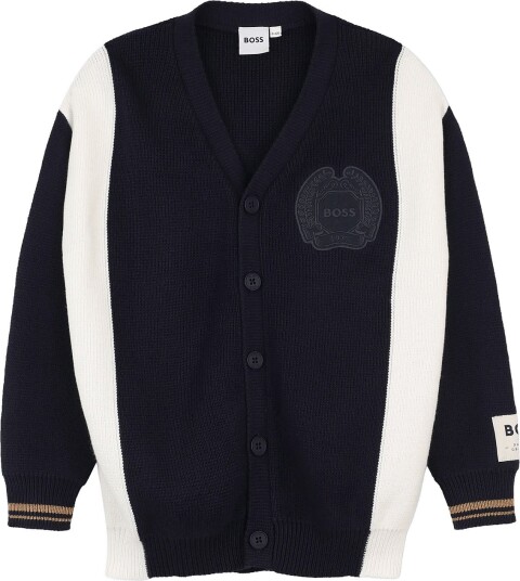 BOSS Knitted Cardigan Navy 116