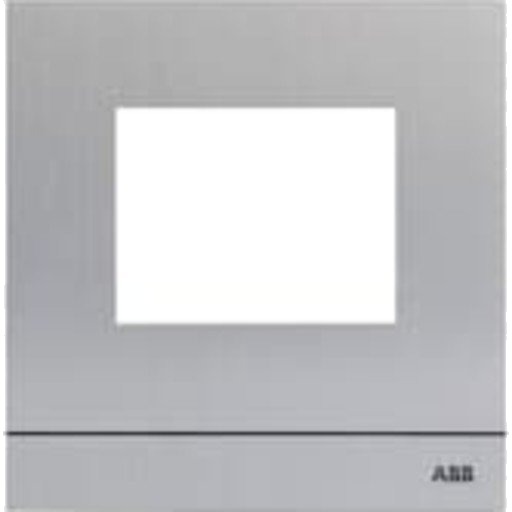 ABB Velkomstramme, Aluminium, Størrelse 1/1 (1 Modul) 41391cf-a