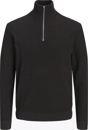 Jack & Jones Stanley Knit Half Zip Brun L
