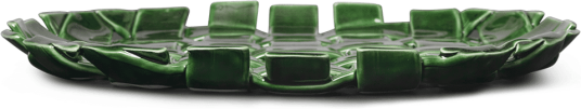 Ferm Living Plait fat Ø30 cm Emerald green Ferm Living Plait fat Ø30 cm Emerald green