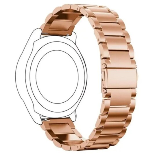 INCOVER Universal 14mm Smartklokkerem i Rustfritt Stål - Rose Gold