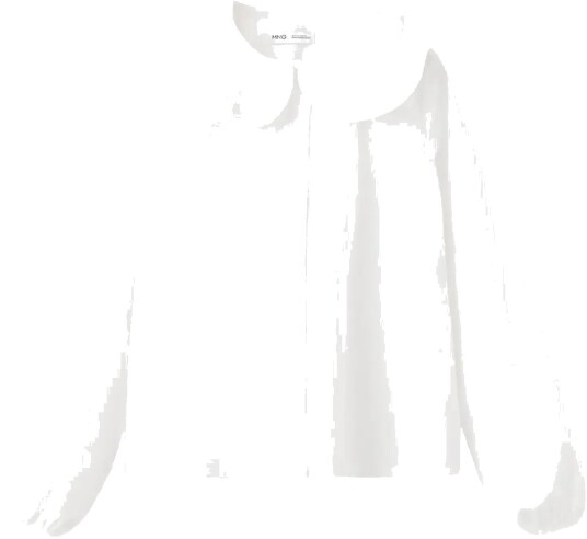 Mango Double Baby Collar Shirt White 6