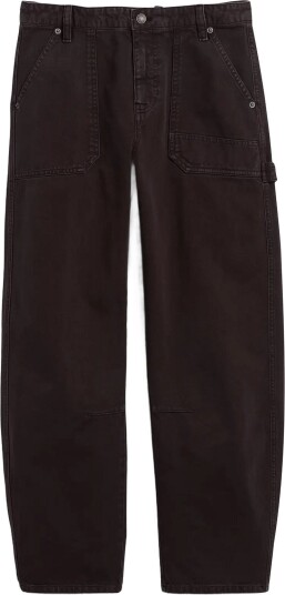 GAP Mid Rise Barrel Utility Ankle Pants Brown 12 GAP Mid Rise Barrel Utility Ankle Pants Brown 12