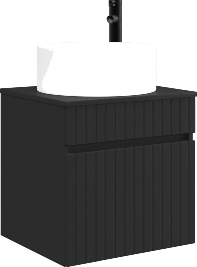  Vegghengt servantkommode Svart 49 x 44,5 x 65,5 cm