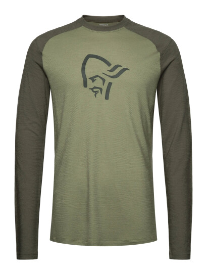 Norrøna Femund Pureull Long Sleeve M"s - Green - L