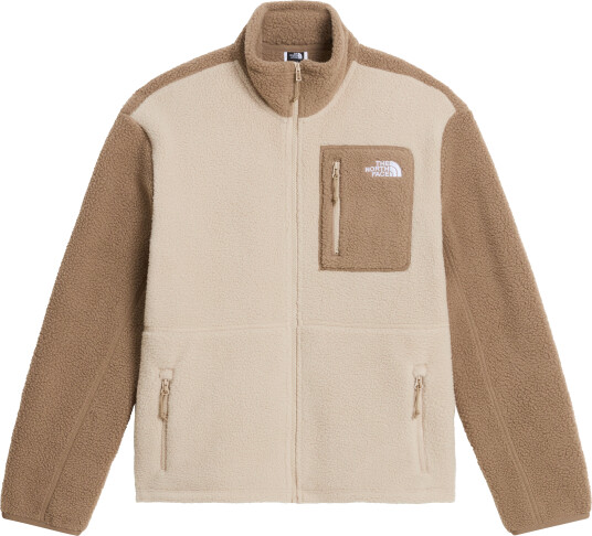 The North Face Women"s Yumiori Full Zip Fleece Jacket Timeless Taupe/garnet M