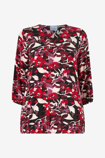 Zhenzi Bluse Zh saki 1025 blouse 3/4 Rød