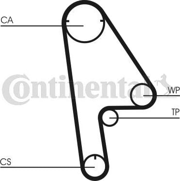 CONTITECH CT1001 Registerrem