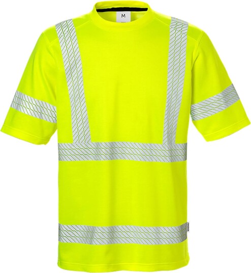 Fristads T-Shirt 7407 Thv, Klass 3 Varsel Gul M Fristads T-Shirt 7407 Thv, Klass 3 Varsel Gul M