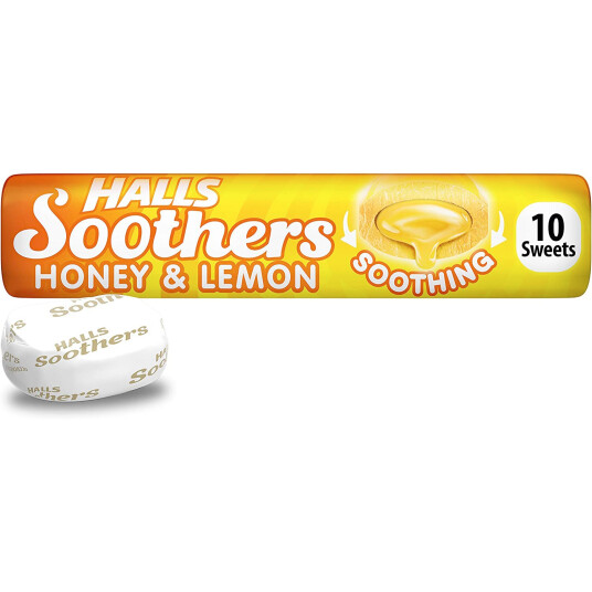 HALLS Soothers Halspastiller Honey & Lemon 45 gr. HALLS Soothers Halspastiller Honey & Lemon 45 gr.
