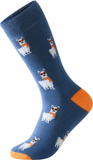 Lindbergh Animal Bamboo Sock Navy 40 47
