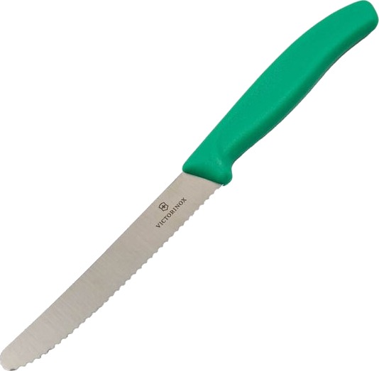 Victorinox Swiss Classic tomatkniv 11 cm grønn