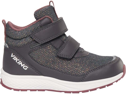 Viking Bouncy Glitter Mid GTX 2V overgangssko Charcoal (22) 22