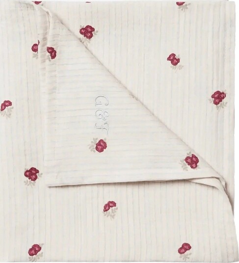 Garbo&Friends Rosehip Muslin Swaddle Blanket Rosehip - ROSEHIP - 110X110 cm