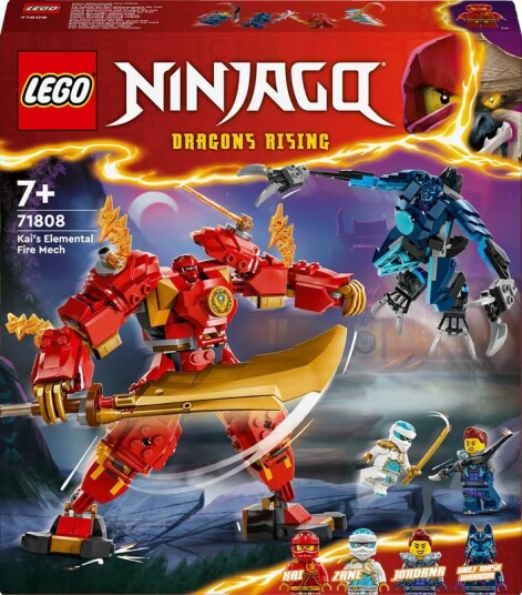 LEGO® NINJAGO® Kais Ildelement-Robot 71808 byggesett (322 deler) LEGO® NINJAGO® Kais Ildelement-Robot 71808 byggesett (322 deler)